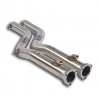 Kit tubos delanteros Sistema silencioso 100% Acero Inox tamaño grande 2x Ø 63,5 mm. BMW E46 M3 3.2i Coupé/Cabrio '00 -> '06 (2 x