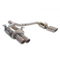 Escape Trasero Derecho-Izquierdo &quot;Power Loop&quot; Oo 80 - Bmw E60 520i (Sedan) &#039;03 -&gt; &#039;04 Supersprint