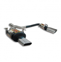 Escape Trasero &quot;Power Loop&quot; Derecho-Izquierdo Ovalado 145 X 75 - Bmw E60 520i (Sedan) &#039;03 -&gt; &#039;04 Supersprint