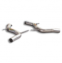 Tubo Conexion Derecho + Izquierdo  - Mercedes C219 Cls 63 Amg V8 (M156 - 514 Cv) &#039;07 -&gt; Supersprint