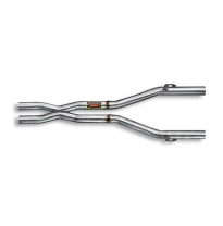 Kit Tubos Centrales Derecho-Izquierdo En &quot;X&quot; (Reemplaza Escape Central Oem) - Ferrari 575m Maranello V12 (515 Cv) &#039;02 -&gt; &#039;05