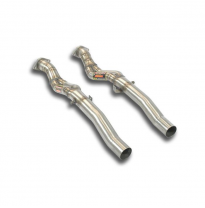 Secondary Cat.-Deleting Right + Left Pipes - Maserati Spyder Gransport 4.2i V8 (400 Cv) 2005 -> 2007 (Euro 4 / Usa) Supersprint