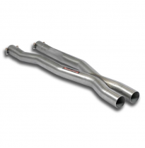 Tubo Central "X" (Reemplaza Catalizador Oem) - Maserati Spyder Gransport 4.2i V8 (400 Cv) 2005 -> 2007 (Euro 4 / Usa) Supersprin