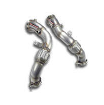 Turbo Downpipe Kit Derecho - Izquierdo (Reemplaza Catalizador Convertidor) - Bmw F01 / F02 / F03 750i V8 &#039;09 -&gt; 2012 Supersprint