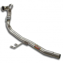 Turbo Downpipe Kit (Reemplaza Filtro De Partículas Diesel)Con Tapones Para Los Accesorios De Presión Y Sensor O² - Vw Passat Cc