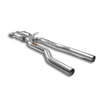 Escape Central + " X-Pipe " - Audi A6 S6 C6 Typ 4f Quattro (Berlina + Avant) 5.2 V10 (430 Cv) '06 -> Supersprint