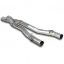 Tubo Central + &quot;X-Pipe&quot; - Bmw F10 / F11 550i V8 2010 -&gt; 2012 Supersprint