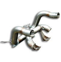 Tubos Traseros De Conexión Derecho-Izquierdo "By-Pass" (Reemplaza Escape Trasero Oem) - Lamborghini Murcielago Lp 650-4 V12