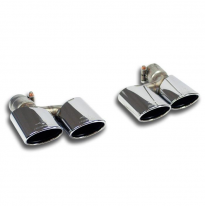 Kit Colas De Escape Derecha-Izquierda 120x80 - Mercedes W204 C 350 Cgi V6 (292 Cv / 306 Cv) &#039;08 -&gt;&#039;14 Supersprint