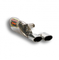 Rear Exhaust Left 120x80 - Mercedes W211 E 350 V6 (4v/M272 - 272 Hp) (Sedan + S.W.) &#039;05 -&gt;&#039;09 Supersprint