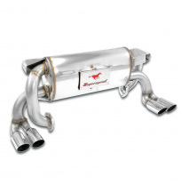 Silencioso Trasero  OO70 Derecho  - OO70 Izquierdo Sistema 100% de acero inoxidable - Sobredimensionado 2 x Ø65 mm FERRARI Testa