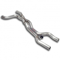 Kit Tubos Centrales &quot;X-Pipe&quot; - Porsche 958 Cayenne 3.0t V6 Hybrid (333 - 416 Cv) 2014 -&gt; 2018 Supersprint