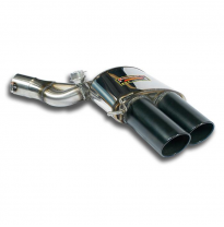 Escape Trasero Derecho Con Válvula Oo100 &quot;Negro&quot;  - Bmw F10 M5 V8 2012 -&gt; (With Valve) Supersprint