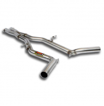 Tubo Central X-Pipe - Mercedes X218 Cls 350 V6 Shooting Brake (M276 - 306 Hp) 2012 -&gt; 2014 Supersprint