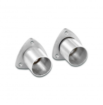 Connecting pipes kit for OEM catalytic Sistema 100% de acero inoxidable, 2 x Ø60 mm - Solo kit completo MORGAN AERO 8 "Aeromax"