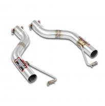 Tubo central derecho - izquierdo ALTERNATIVA: - Sistema "Cat.-back" 100% de acero inoxidable, salidas traseras - Solo kit comple