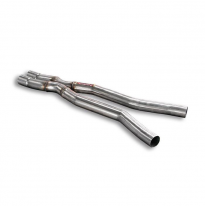 Tubo Central + &quot;X-Pipe&quot; - Audi A8 Quattro 3.7i V8 2003 -&gt; 2009 Supersprint