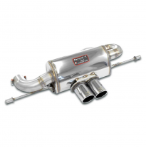 Silencioso trasero Racing OO90 Sistema 100% de acero inoxidable, sobredimensionado Ø76 mm - Solo kit completo LOTUS EVORA S 3.5i