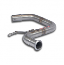 Tubo Posterior (Elimina Silenciador Posterior Original ) - Audi A3 8v Cabrio 1.6 Tdi (110 Hp) 2013 -&gt; Supersprint