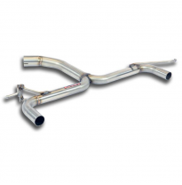 Tubo Trasero &quot;Y-Pipe&quot; Derecho-Izquierdo (Anula Silencioso) - Audi A3 8p 1.2 Tfsi (86 - 105 Cv) 2010 -&gt; 04/2011 Supersprint