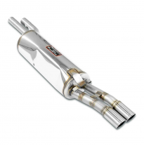 Rear exhaust OO60(right side exit) Sistema silencioso doble 2 x Ø50mm Solo sistema completo BMW E24 633 CSi (M30) '75 -> '81 Rea