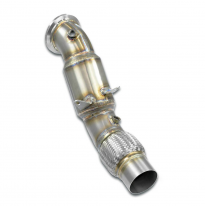 Turbo downpipe + catalizador metalico 100CPSI WRC Sistema 100% de acero inoxidable - Bajante con conexión tipo "slip-on" TOYOTA