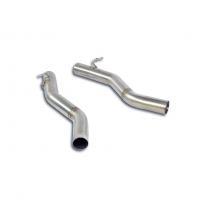 Kit tubos de conexión Sistema de escape completo "Cat.-back" 100% de acero inoxidable, silenciador trasero con válvulas - Solo k