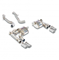 Rear Exhaust(For Stock end tips)With E.E.C. approval Paquete de rendimiento BMW F87 M2 Competition (S55 - 410 Hp - modelos con O