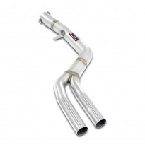 Tubos delanteros Derecho-Izquierdo Sistema 100% de acero inoxidable - Kit de silenciador trasero para el difusor trasero "X4 M"