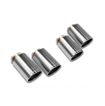 Endpipe kit "Gun Metal Grey" OO90 Right - OO90 Left Kit de silenciador trasero 100% acero inoxidable para el tubo central origin
