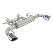 Rear exhaust Right O 120 + Left O 120 Sistema 100% de acero inoxidable, 2 x Ø70 mm - Salida simple derecha - izquierda CHEVROLET
