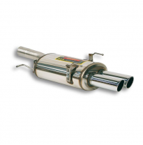 Escape Trasero &quot;Power Loop&quot; 90x70 - Bmw E60 545i V8 (Sedan - Touring) &#039;03 -&gt; &#039;05 Supersprint