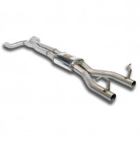 Escape Central Derecho-Izquierdo + &quot;X-Pipe&quot; - Jaguar Xk Coupè / Cabrio 3.5i V8 (256 Cv) &#039;06 -&gt; &#039;08 Supersprint