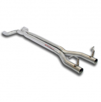 Tubo Central Derecho-Izquierdo + &quot;X-Pipe&quot; - Jaguar Xk Coupè / Cabrio 3.5i V8 (256 Cv) &#039;06 -&gt; &#039;08 Supersprint