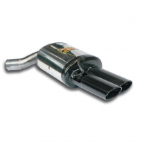 Rear Exhaust Right 100x75 Black - Audi A8 Quattro 4.0 Tfsi V8 (420 Cv) 2012 -&gt; 2013 Supersprint