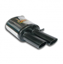 Rear Exhaust Left 100x75 Black - Audi A8 Quattro 4.0 Tfsi V8 (420 Cv) 2012 -&gt; 2013 Supersprint