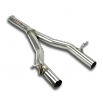 Tubo Central &quot;Y-Pipe&quot;inlet ø80mm - Mercedes W204 C 180 Cgi (1.6i 156 Cv) &#039;12 -&gt;&#039;14 Supersprint