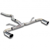 Tubo De Conexión + Tubo Trasero Derecho-Izquierdo O90 (Anula Silencioso) - Bmw F30 / F31 Lci (Sedan-Touring) 328dx (184 Cv - Mod