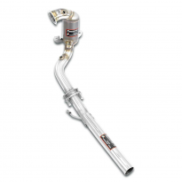Tubo de escape descendente + catalizador metálico (elimina el filtro de partículas de gasolina) Sistema 100% de acero inoxidable