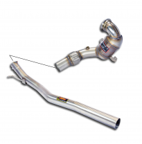 Turbo Downpipe Kit + Catalizador Metalico Wrc 100 Cpsi - Vw Arteon 4-Motion 2.0 Tsi (280 Cv) 2018 -&gt; (With Valve) Supersprint