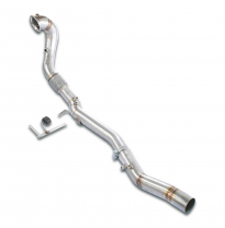 Kit de tubo de bajada del turbo (sustitución del catalizador) Sistema 100% de acero inoxidable, sobredimensionado Ø76 mm - Elimi