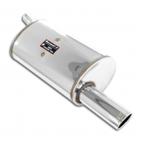 Silencioso trasero 90x70 Sistema 100% de acero inoxidable, tamaño extragrande 1 x Ø54 mm BMW E30 325e (Sedan - Coupè - Euro Mode