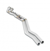 Tubo frontal en forma de "X" Sistema 100% Acero Inox, 2 x Ø45mm Solo sistema completo Hartge E30 H23 (M20 engine) Front "X-Pipe"