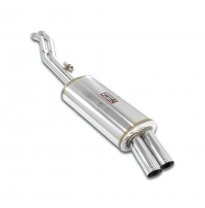 Silencioso trasero OO76 Sistema 100% Acero Inox 2 x Ø45mm BMW E30 325i (Sedan - Coupè -Touring - Cabrio) '88 -> '91 Silencioso t