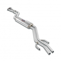 Silencioso central + "X-Pipe" Sistema 100% de acero inoxidable BMW E30 M3 2.3L -1985 -> 1992 Silencioso central + "X-Pipe" CON H