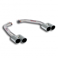 Colas de escape Derecha-Izquierda OO80 Kit de escape trasero para difusor OEM - Reemplaza el silenciador trasero - Para modelos