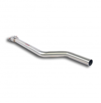 Tubo central Kit de silenciadores central y trasero para colector OEM - Solo kit completo BMW E12 - All models (M20, 2.3L / 2.5L