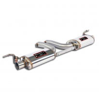 Silencioso trasero Derecho-Izquierdo "Racing - Twin Canister" ALTERNATIVA:Silencioso trasero "Racing" 100% Acero Inox para silen