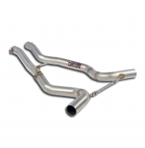 Tubo central derecho -izquierdo  Sistema Cat-back 100% Acero Inox "Twin Pipe" para colas de escape OEM MERCEDES C257 CLS 350 Cou