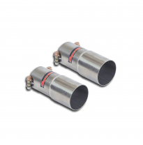 Kit tubos adaptadores para silencioso central OEM Kit de escape trasero 2 x Ø54 mm para sección central OEM - Solo kit completo